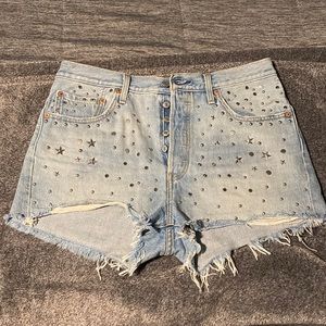 LAST CHANCE LEVIS BEADED SHORTS
